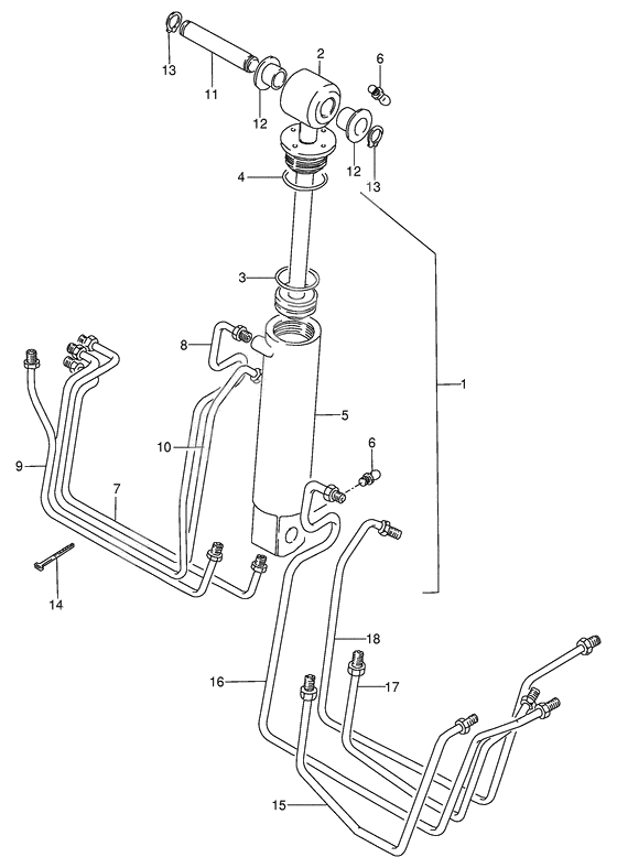 Tilt cylinder