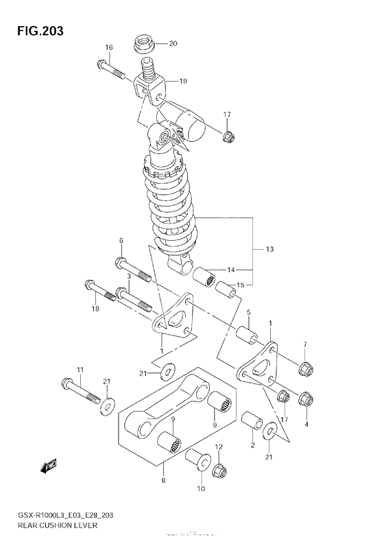 Рычаг прогрессии (Gsx-R1000Zl3 E33)