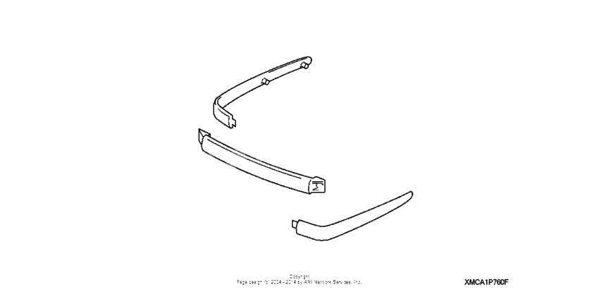 Trunk molding kit (chrome)