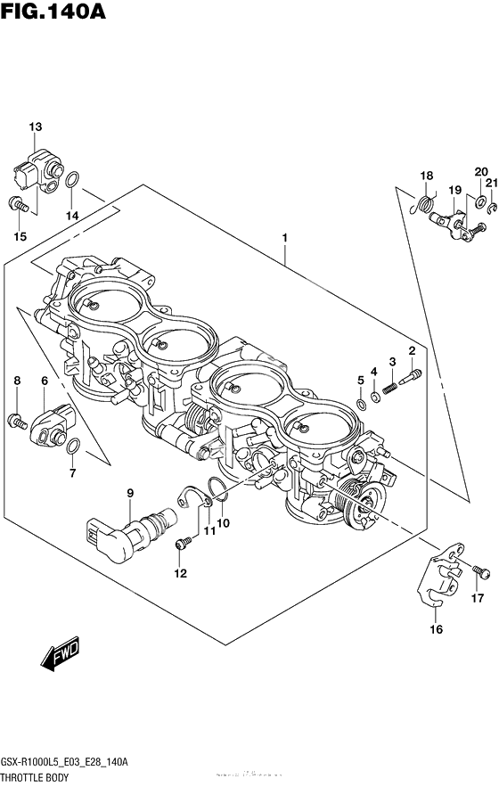 Throttle Body (Gsx-R1000L5 E03)