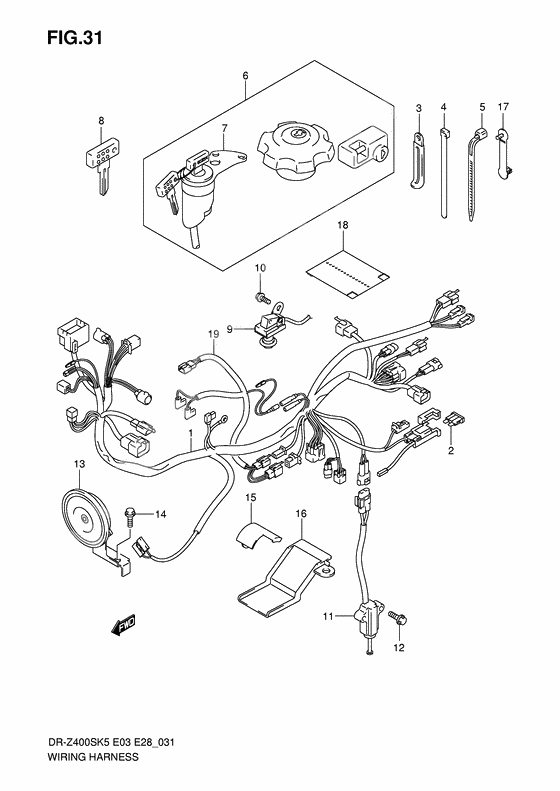 Wiring harness              

                  Model k5