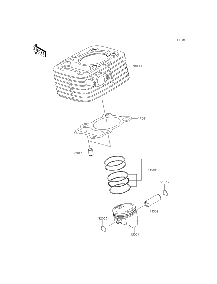 Cylinder/Piston(s)