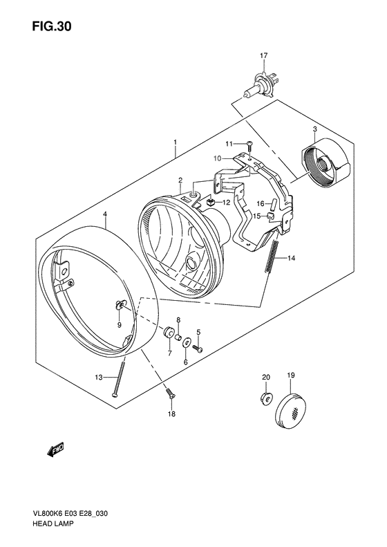 Headlamp assy