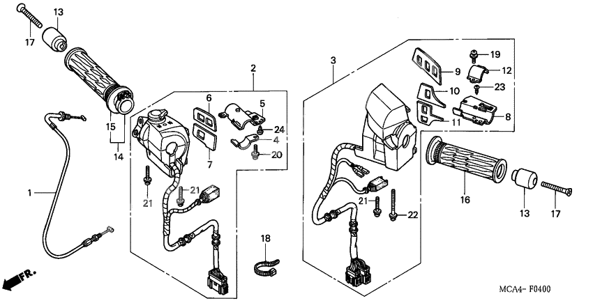 Handle switch              

                  GL1800A1/A2/A3