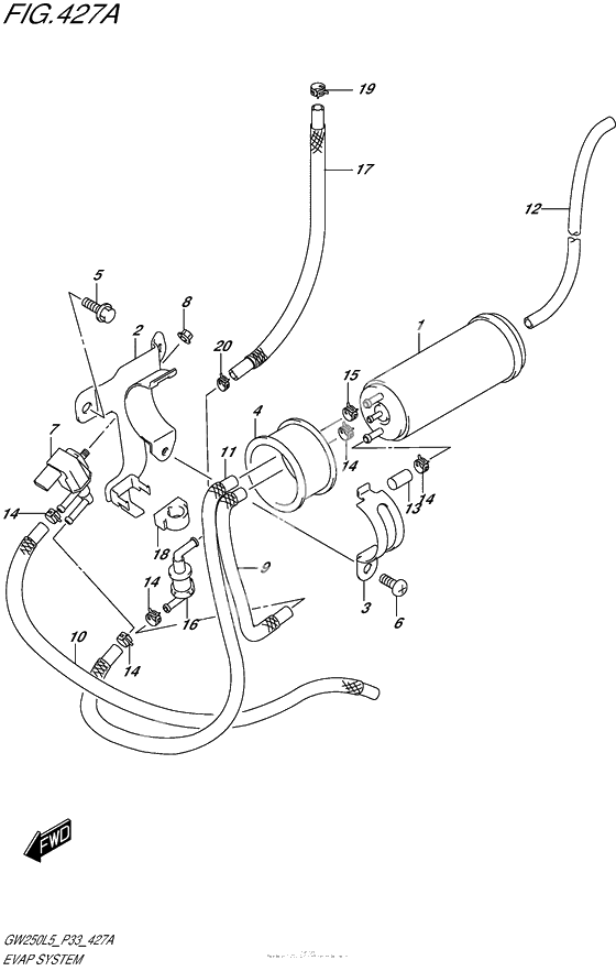 Система вентиляции бензобака