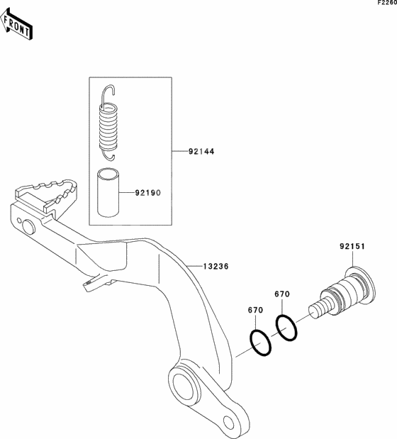 Brake pedal