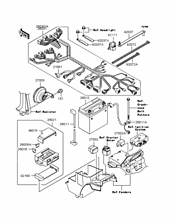 Chassis electrical equipment