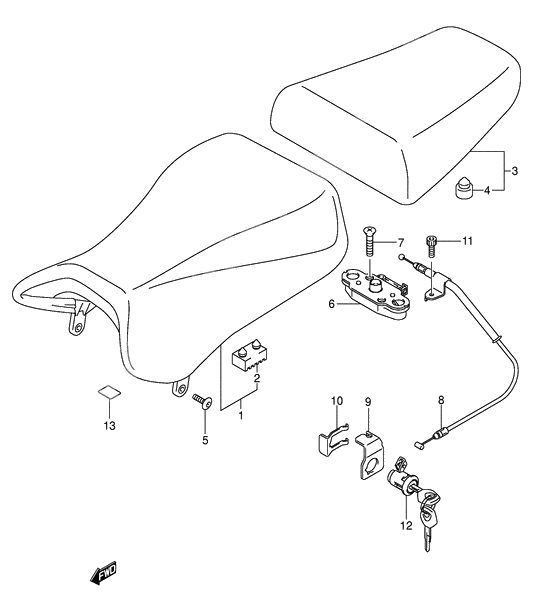 Seat              

                  Sv1000sk3/s1k3/s2k3