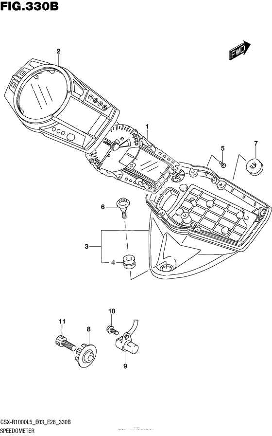 Speedometer (Gsx-R1000L5 E28)