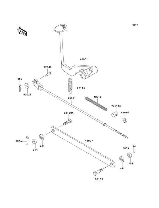 Brake pedal