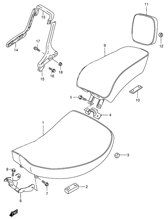 Seat              

                  Model k1/k2/k3/k4