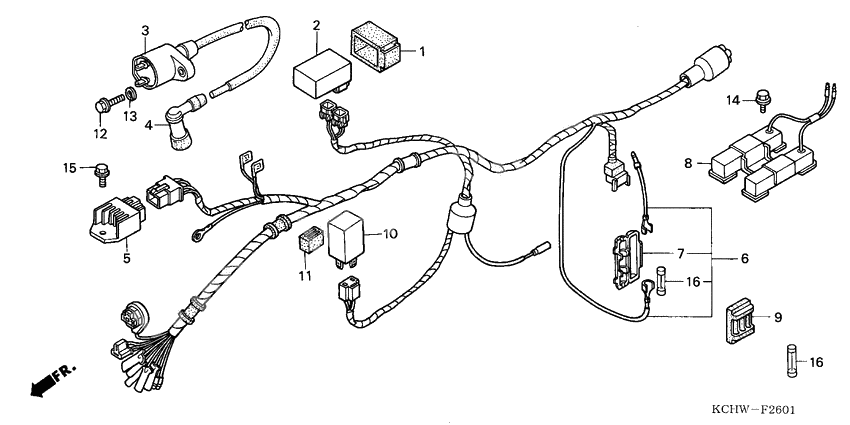 Harness wire              

                  2