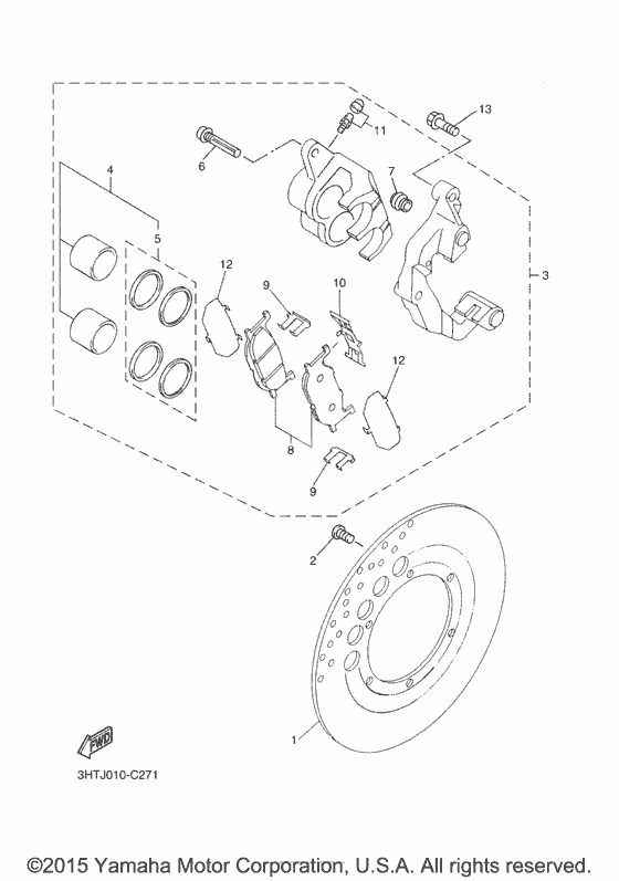 Передний тормоз