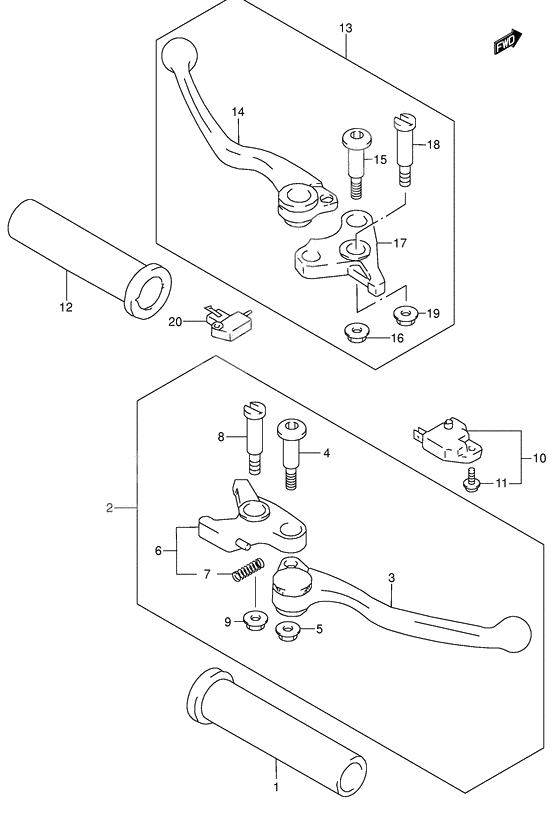 Handle lever              

                  Model k5/k6