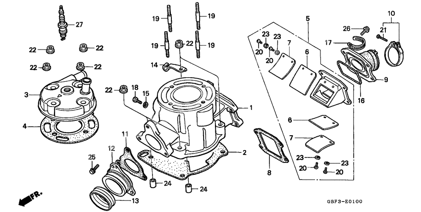Cylinder/cylinder head