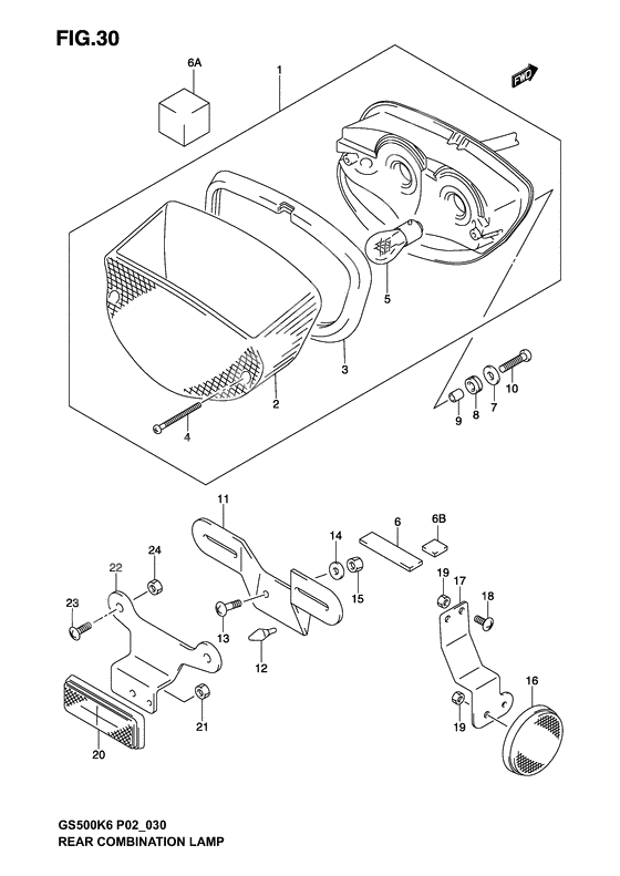 Rear combination lamp              

                  Model k3