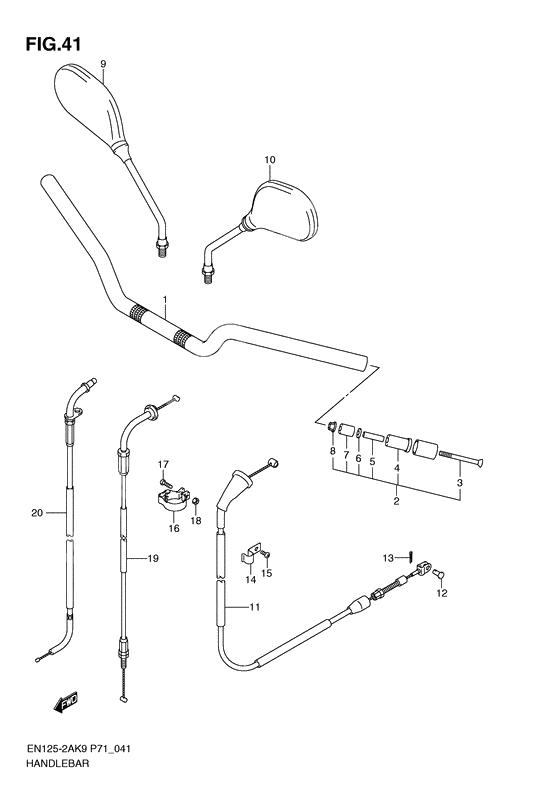 Handlebar              

                  En125-2a