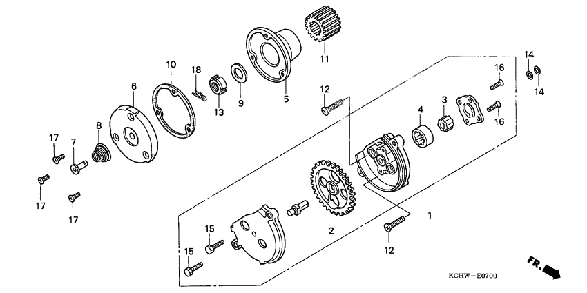 Oil pump              

                  1