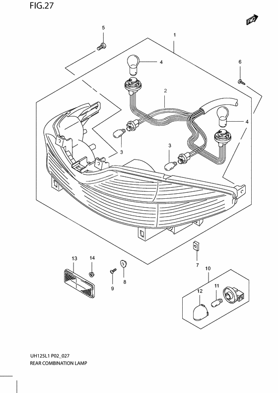 Rear combination lamp