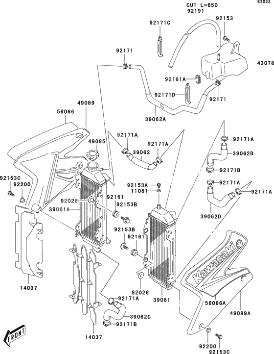 Radiator(klx400-b1)