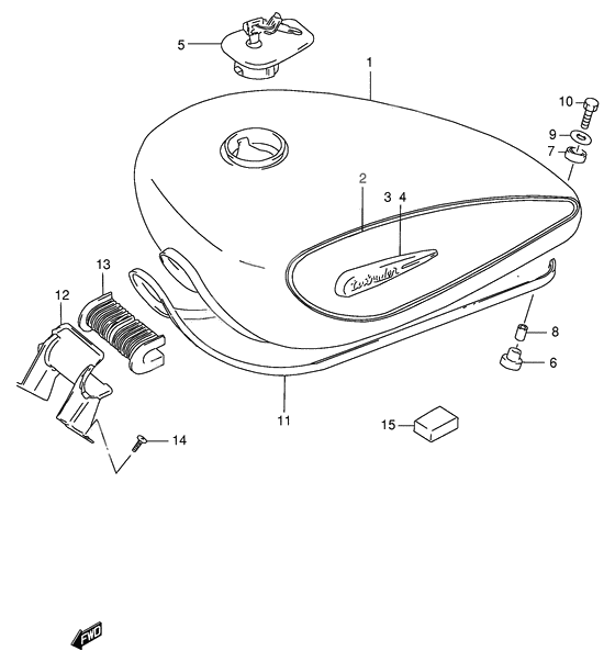 Tank fuel              

                  Model w