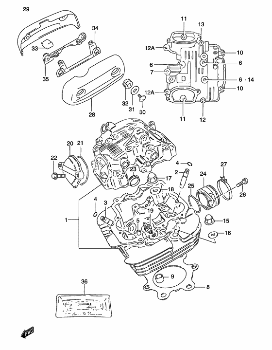 Cylinder head              

                  Model k2