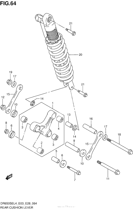Рычаг прогрессии (Dr650Sel4 E28)