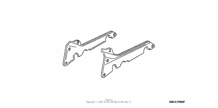 Floorboard cover (passenger) (chrome)