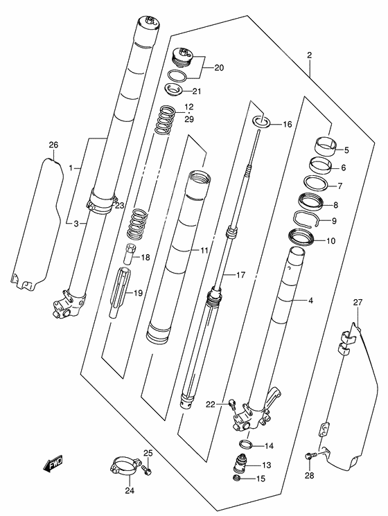 Front damper              

                  Model k1