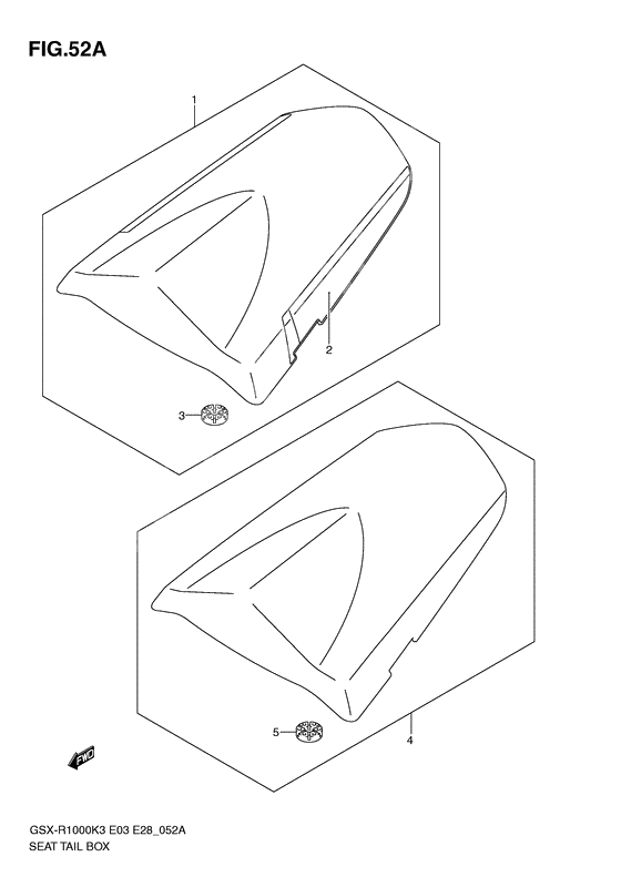 Seat tail box              

                  Model k4