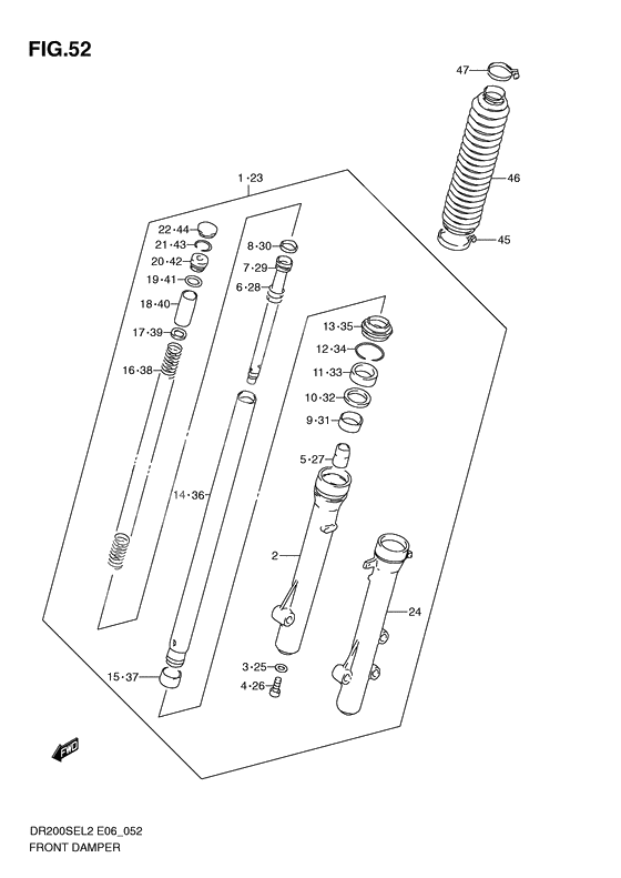 Front damper