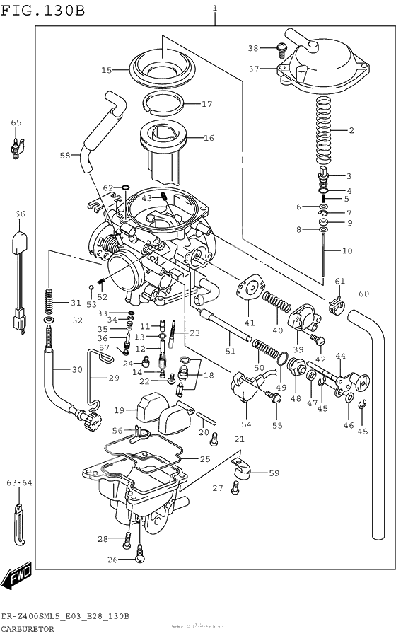 Carburetor (Dr-Z400Sml5 E28)