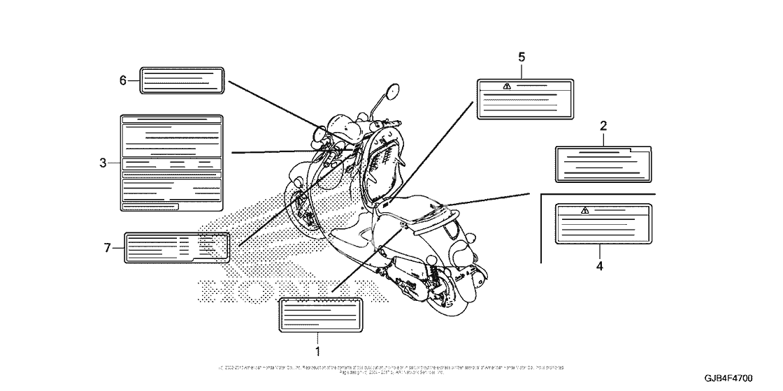 Информационные наклейки