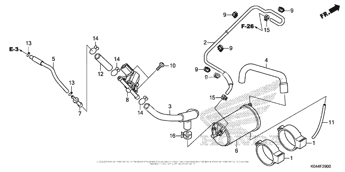 Система вентиляции бака