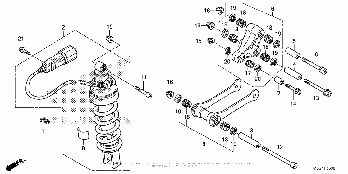 Задний амортизатор