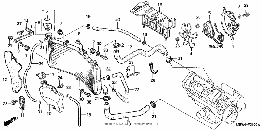 Radiator ('99-'00)