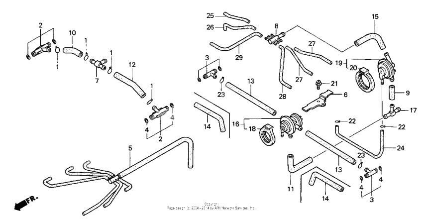 Carburetor tubing