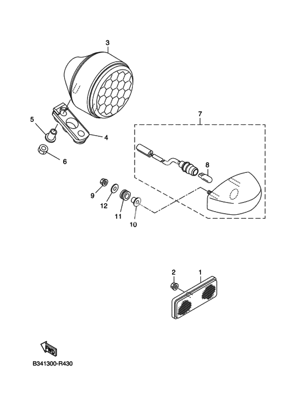 Задний фонарь (Стоп-сигнал)