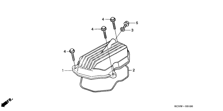 Cylinder head cover              

                  1