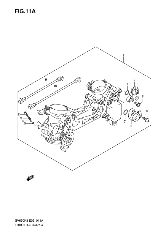 Throttle body              

                  Model k7