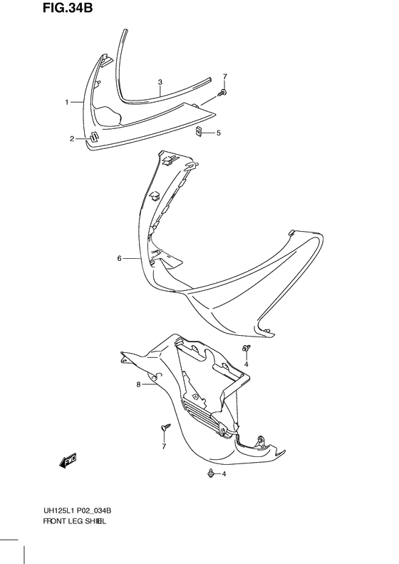 Front leg shield              

                  Model racing p19