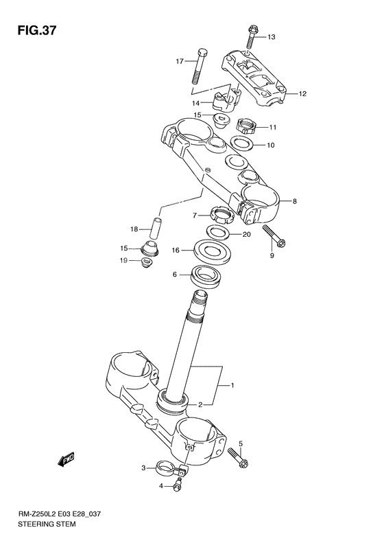 Steering stem