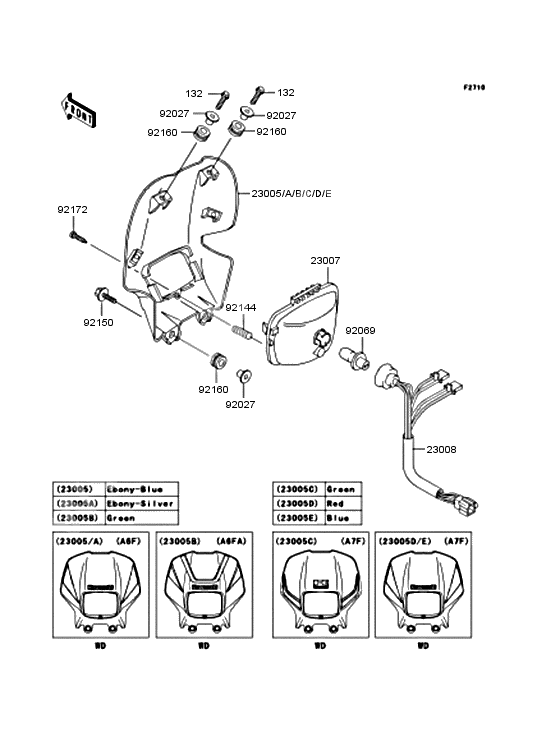 Headlight              

                  A6F/A6FA/A7F