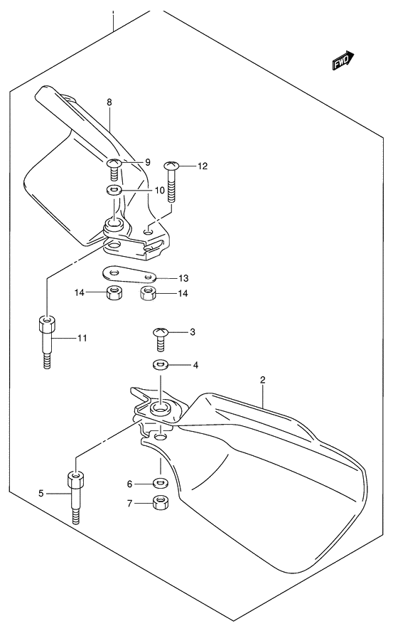 Knuckle cover              

                  Dr-z400ek1/ek2/ek3/ek4 e24 opt