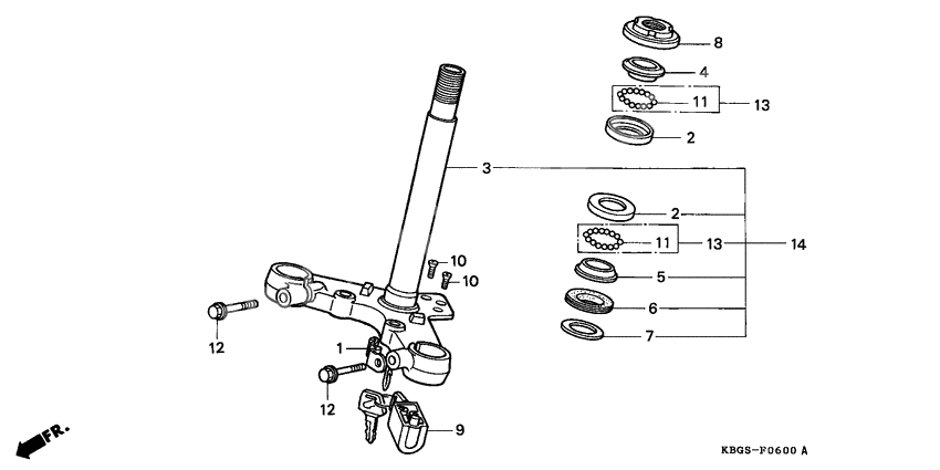 Steering stem