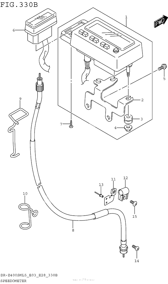 Speedometer (Dr-Z400Sml5 E28)