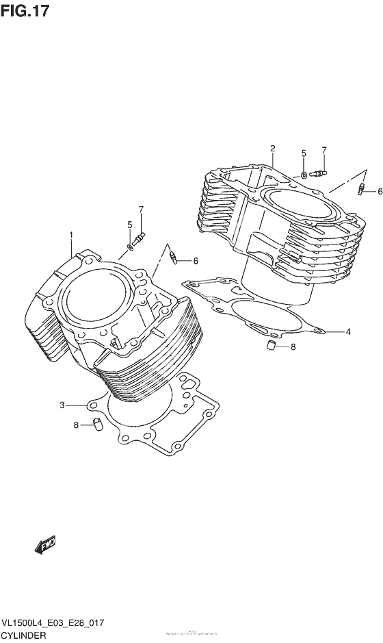 Cylinder (Vl1500Bl4 E03)