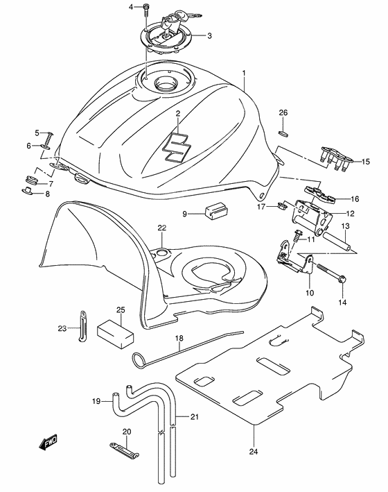 Tank fuel              

                  Model k5/k6