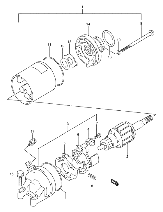 Starter motor
