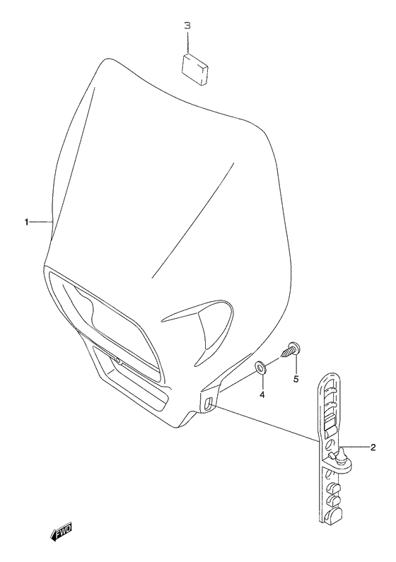 Headlamp housing